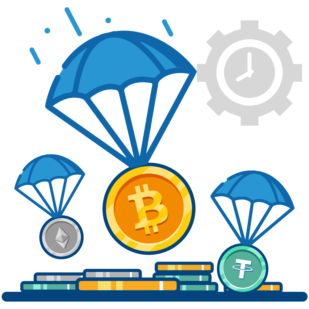 AIRDROP MANIA : Toucher des cryptomonnaies gratuitement